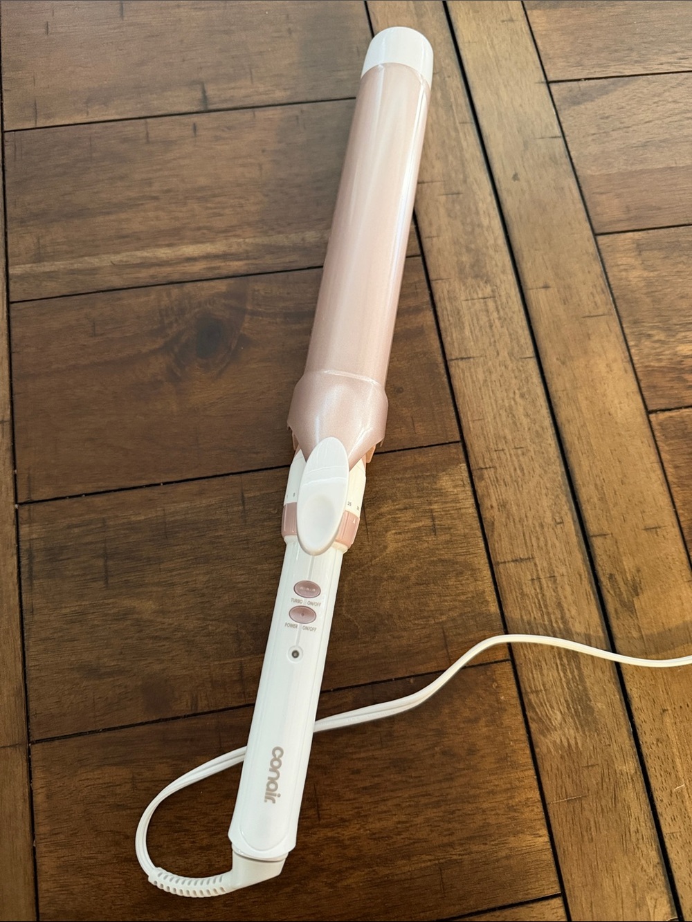 Conair Rose Gold Ceramic Curling Wand - Women’s Hair Accessory
